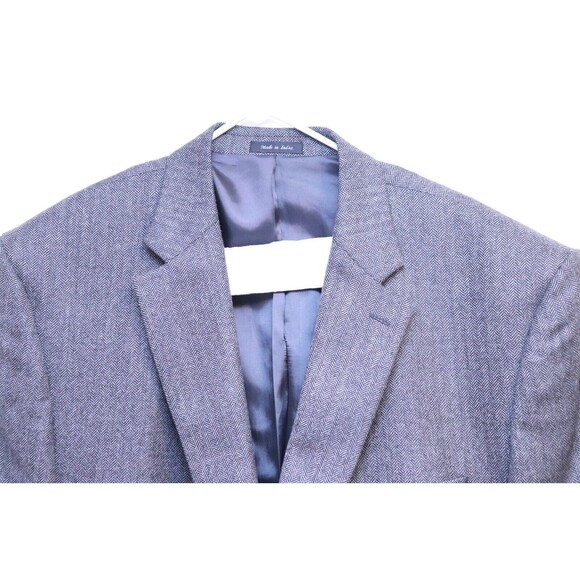 Lauren Ralph Lauren Mens Houndstooth Wool Sport Coat Blazer Suit Jacket Sz 47L - Picture 2 of 11